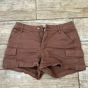 Brown RSQ jean shorts